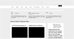 Desktop Screenshot of hubble-telescope.net