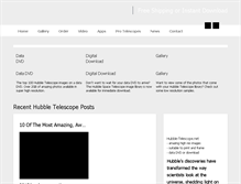 Tablet Screenshot of hubble-telescope.net